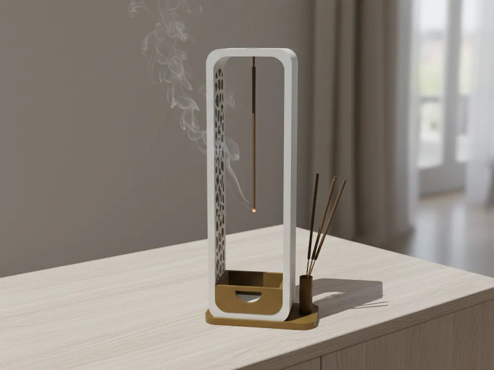 Voronoi modern design incense holder
