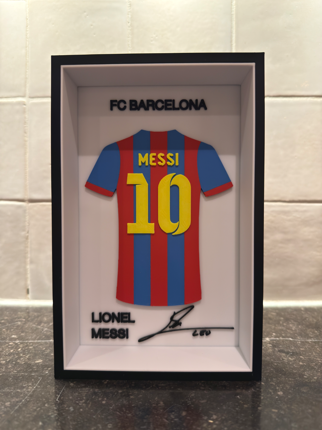 Messi Shirt Frame (3D Printed)