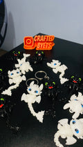 The Fury Duo: Articulated Dragon Keychain Bundle