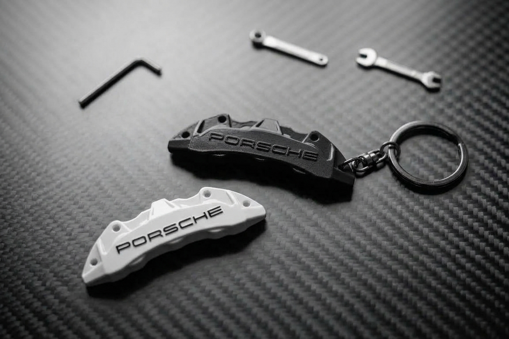 Porsche Brake Caliper Keychain
