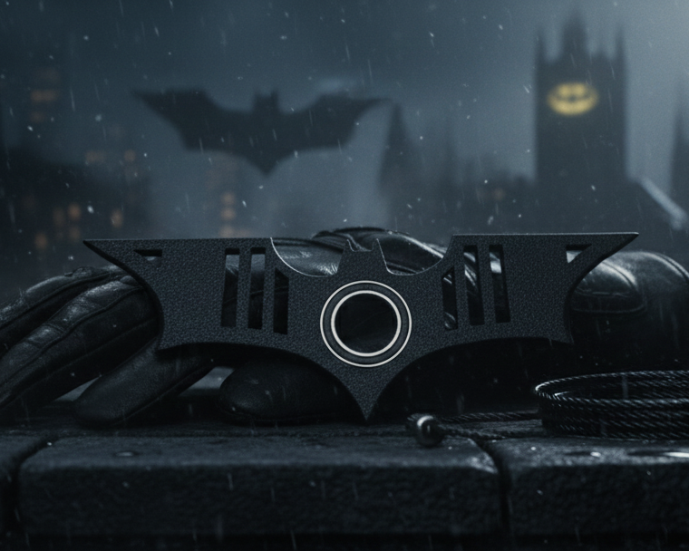 Batman Fidget Spinner Keychain