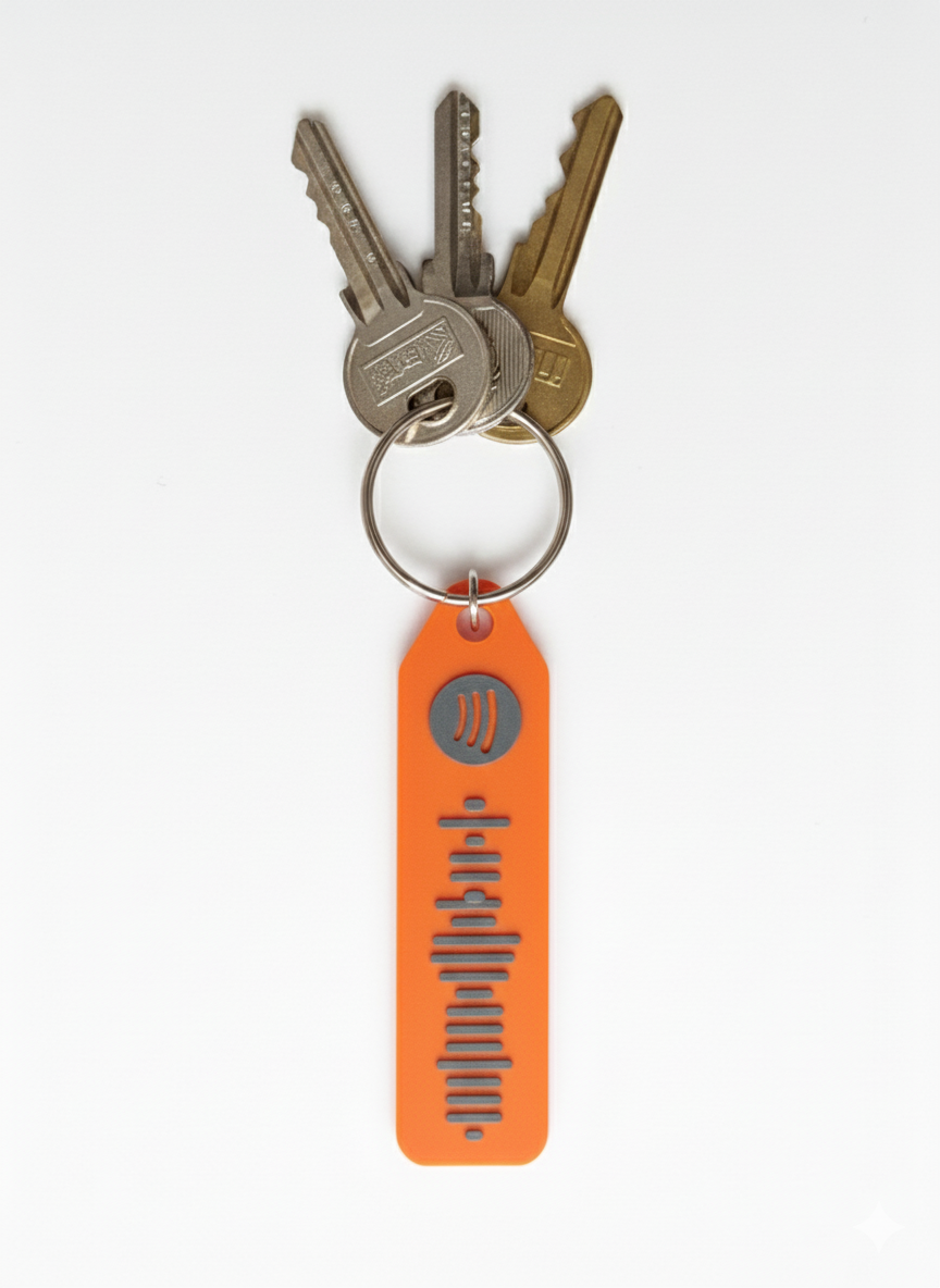 Custom Spotify Keychain