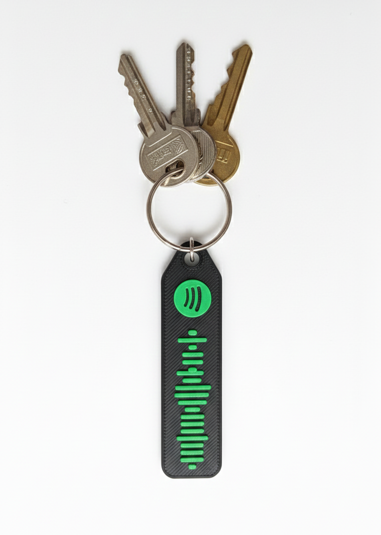 Custom Spotify Keychain