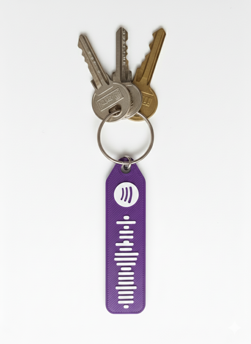 Custom Spotify Keychain