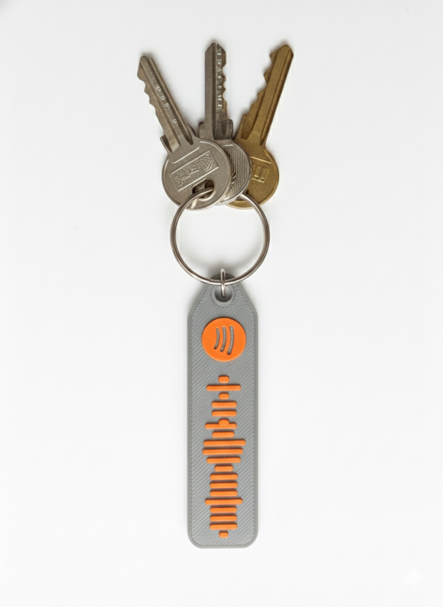 Custom Spotify Keychain