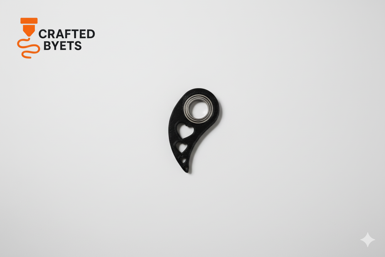 Heart Spinner Keychain