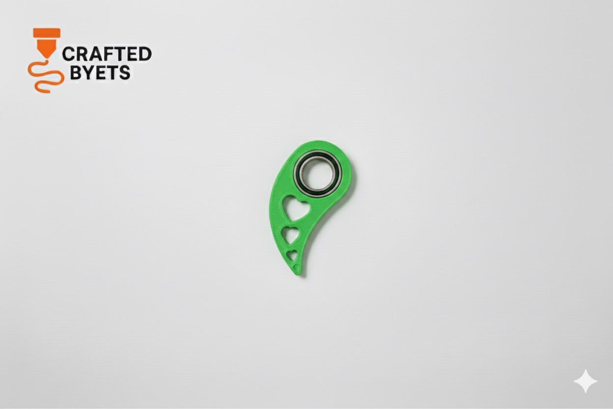 Heart Spinner Keychain