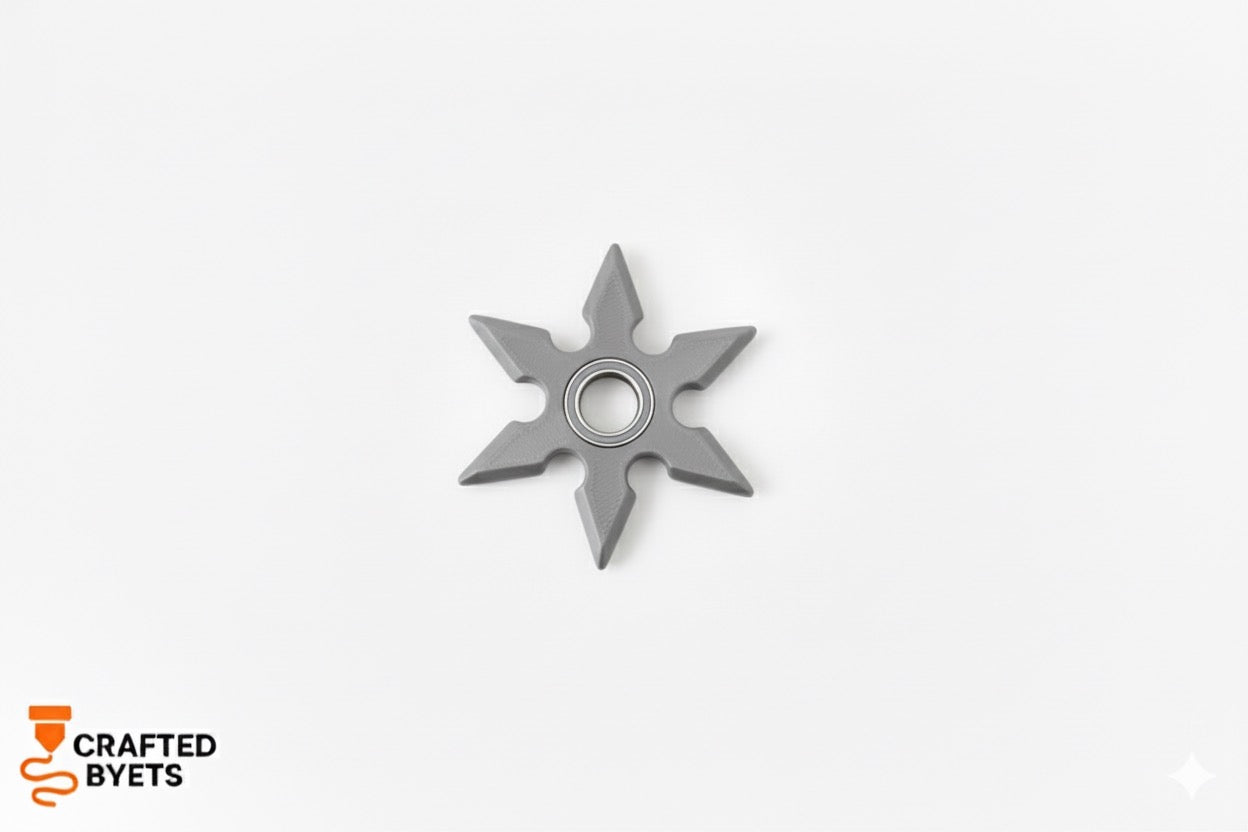 Shuriken Spinner Keychain