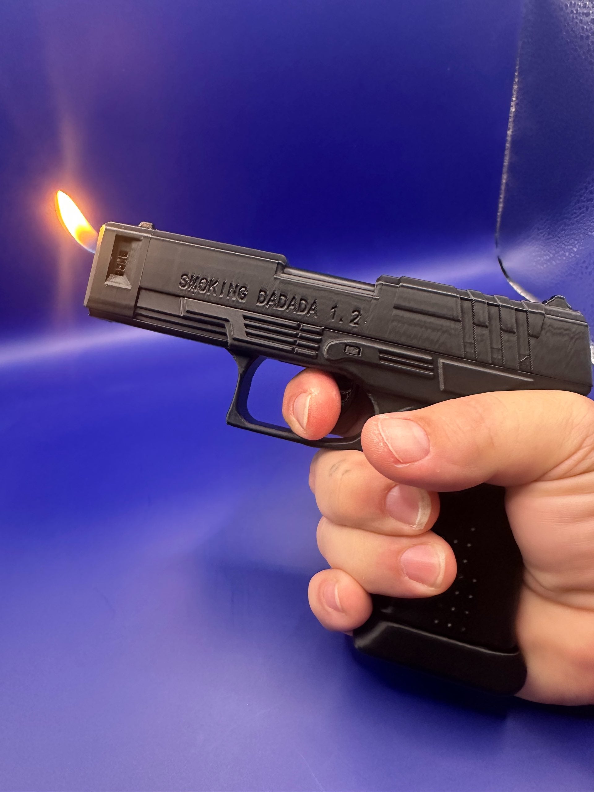 Gun Lighter Cover & Cigarettes Holder