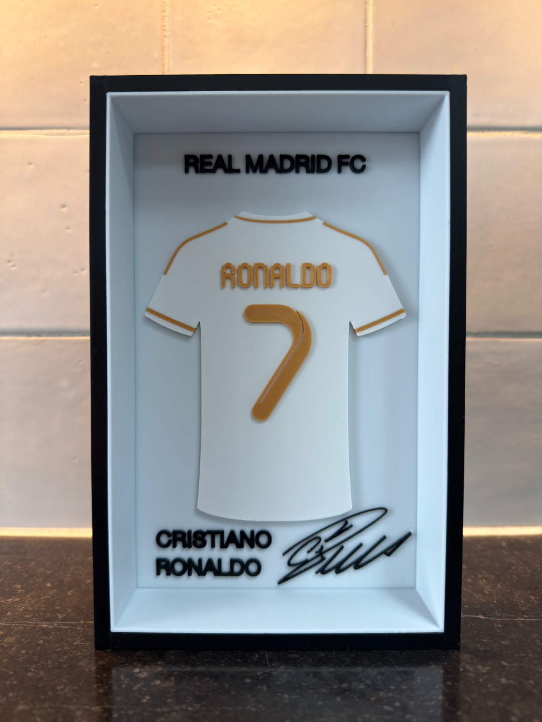 Ronaldo Shirt Frame (3D Printed)