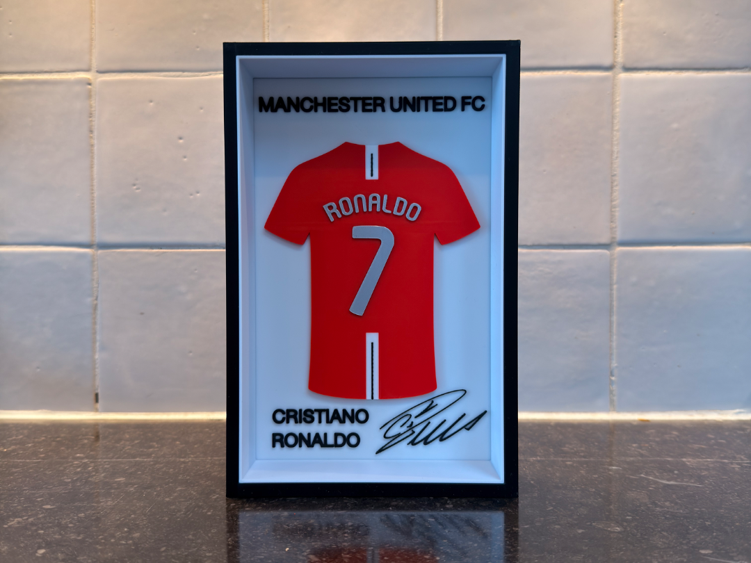 Ronaldo Portugal Shirt Frame (3D Printed)