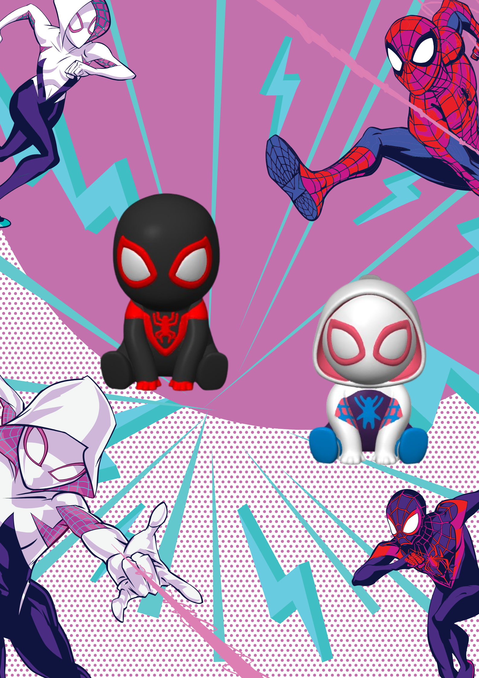 The Multiverse Match Keychains