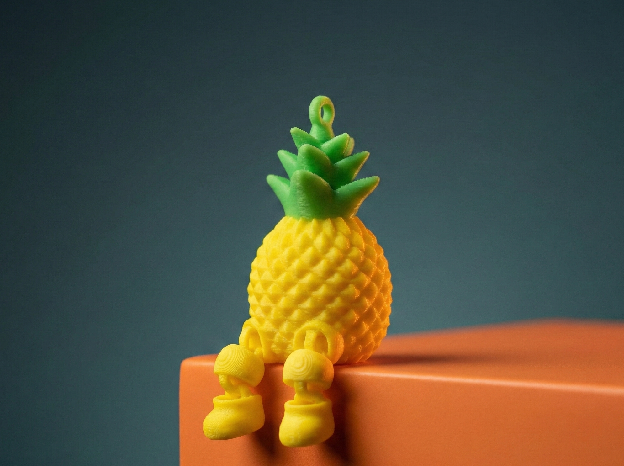 Articulated Pineapple Keychain/BagCharm