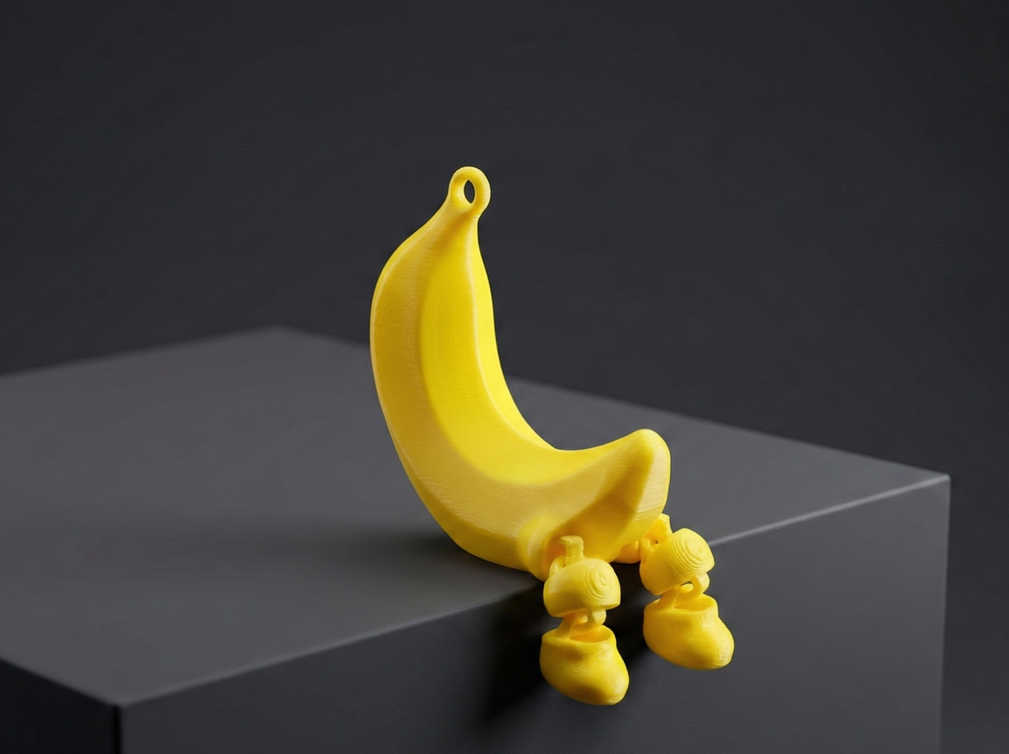Articulated Banana Keychain/BagCharm