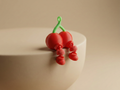 Articulated Cherry Keychain/BagCharm