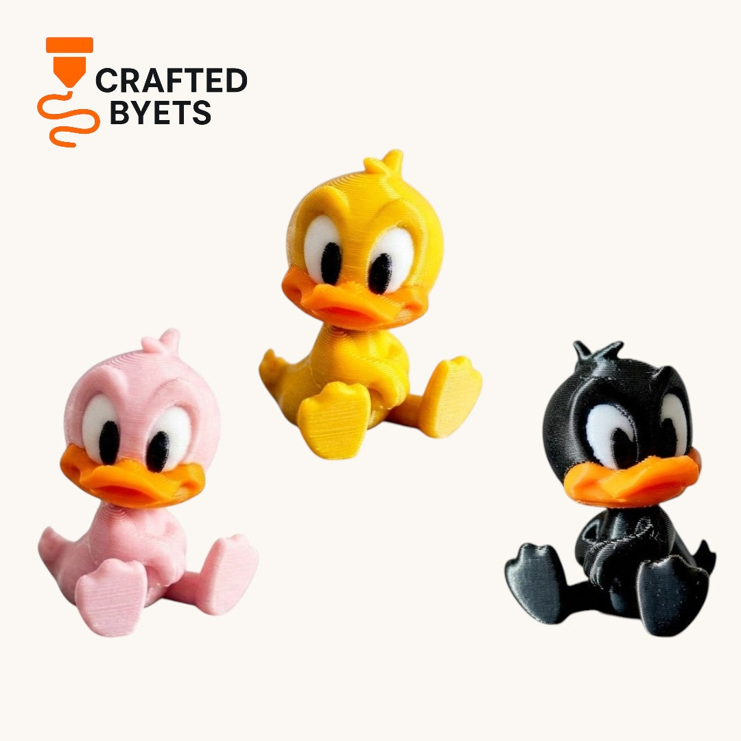 Baby Duffy Duck Keychain
