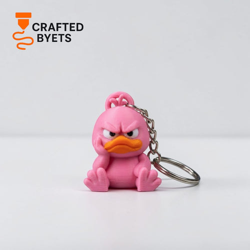 Angry Duck Keychain