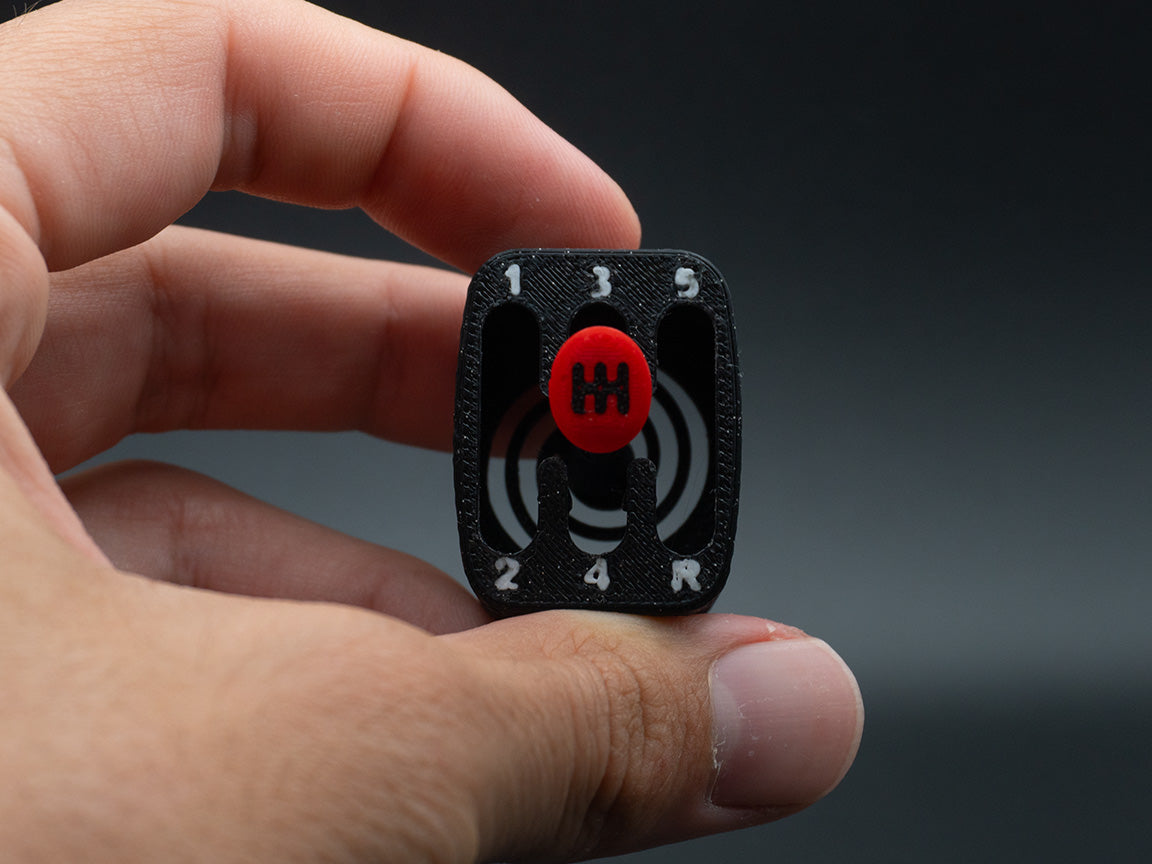Gear Shift Fidget Keychain