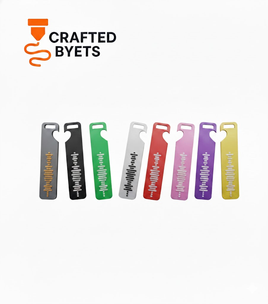 2 Half Heart Spotify Keychain